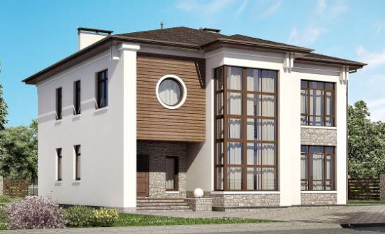 300-005-П Проект двухэтажного дома, красивый домик из кирпича Амурск | Проекты домов от House Expert