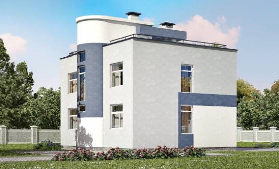 180-005-П Проект двухэтажного дома, средний домик из арболита Советская Гавань | Проекты домов от House Expert