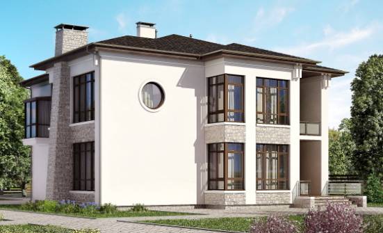 300-005-П Проект двухэтажного дома, красивый домик из кирпича Амурск | Проекты домов от House Expert