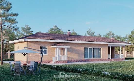 110-006-П Проект бани из теплоблока Хабаровск | Проекты домов от House Expert