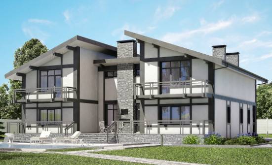 280-002-П Проект двухэтажного дома мансардный этаж, бюджетный домик из кирпича Амурск | Проекты домов от House Expert