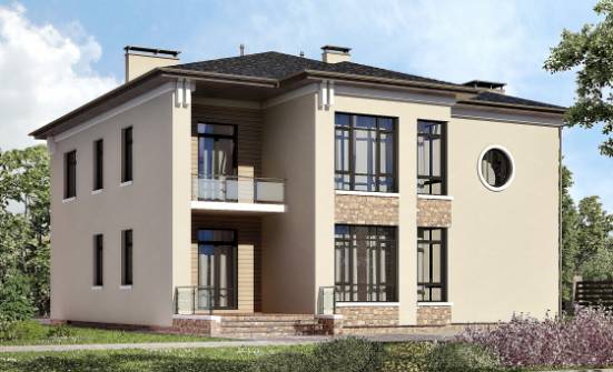 300-005-Л Проект двухэтажного дома, красивый коттедж из кирпича Амурск | Проекты домов от House Expert