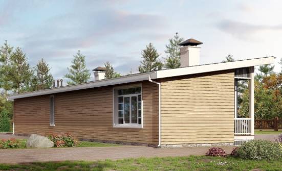 110-004-Л Проект бани из кирпича Амурск | Проекты одноэтажных домов от House Expert