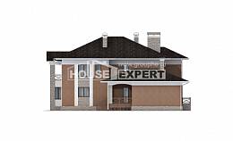 520-002-Л Проект трехэтажного дома, гараж, большой коттедж из бризолита Амурск, House Expert