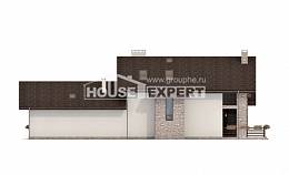 480-001-Л Проект трехэтажного дома с мансардой, большой дом из поризованных блоков Хабаровск, House Expert