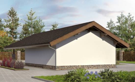 060-005-Л Проект гаража из кирпича Амурск | Проекты домов от House Expert