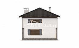 170-005-П Проект двухэтажного дома, классический загородный дом из арболита Хабаровск, House Expert