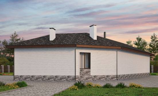 145-001-Л Проект бани из арболита Хабаровск | Проекты одноэтажных домов от House Expert