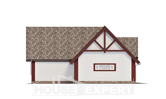 145-002-Л Проект гаража из пеноблока Амурск, House Expert