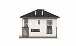 170-005-П Проект двухэтажного дома, небольшой загородный дом из газосиликатных блоков Амурск, House Expert