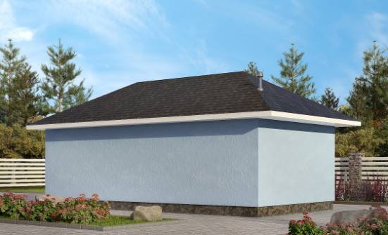 040-001-Л Проект гаража из бризолита Амурск | Проекты домов от House Expert