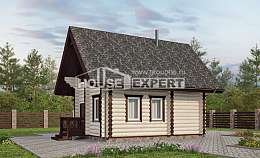 035-001-Л Проект бани из бревен Хабаровск, House Expert