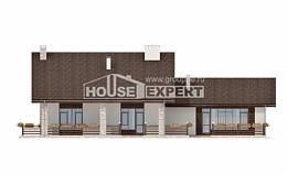 480-001-Л Проект трехэтажного дома с мансардой, классический дом из твинблока Амурск, House Expert